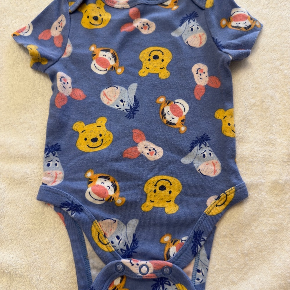 Disney Pooh Blue Bodysuit